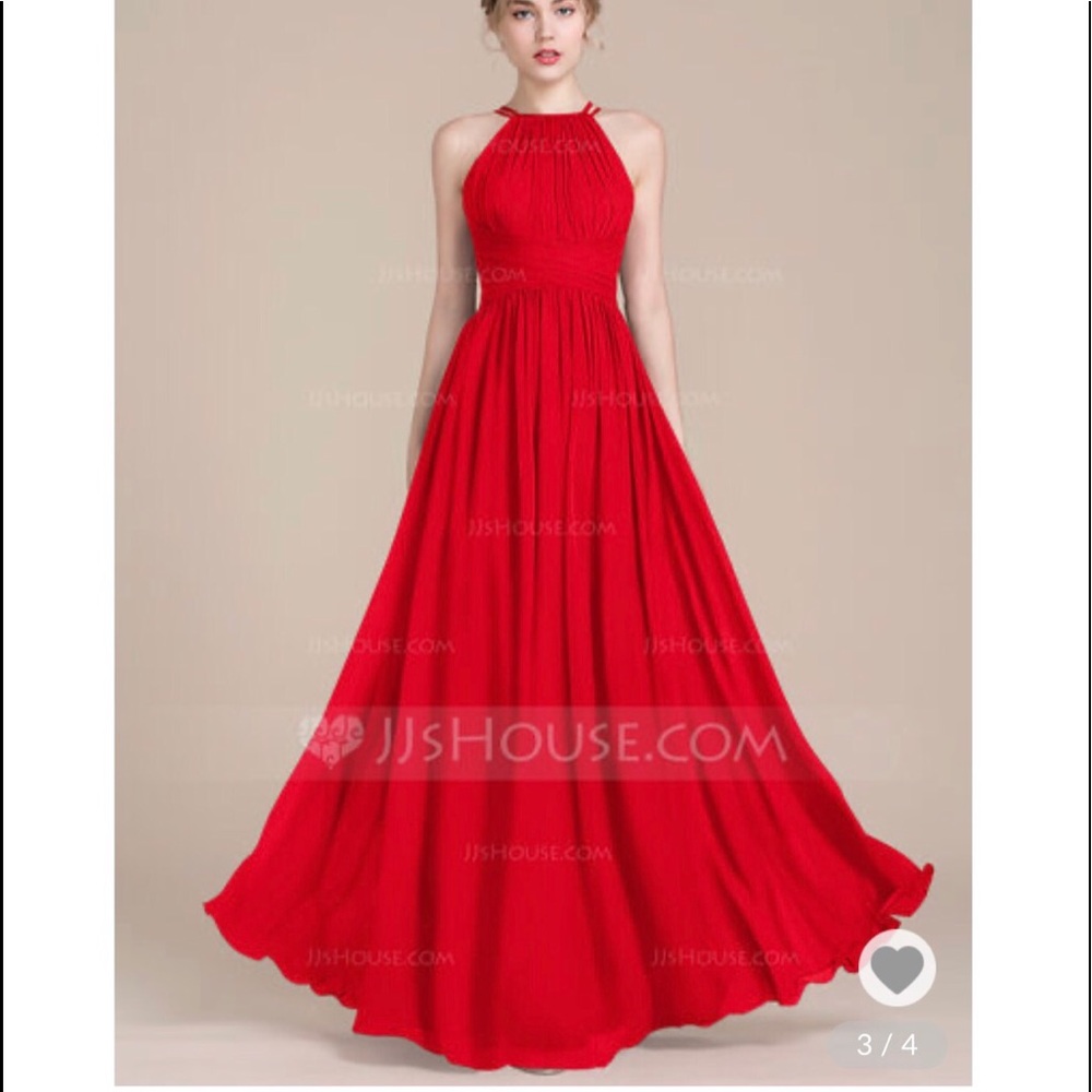 Red Evening Gown